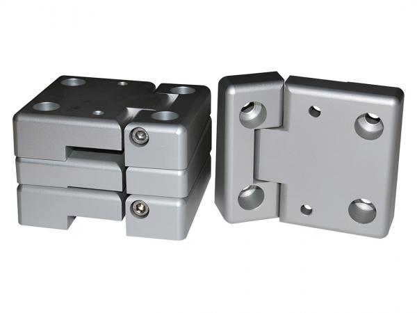 Door Hinge Kit - Aluminium [BRITPART DA1131] Primary Image