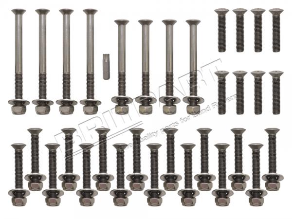 Door Hinge Bolt Kit - Stainless Steel [BRITPART DA1133P] Primary Image