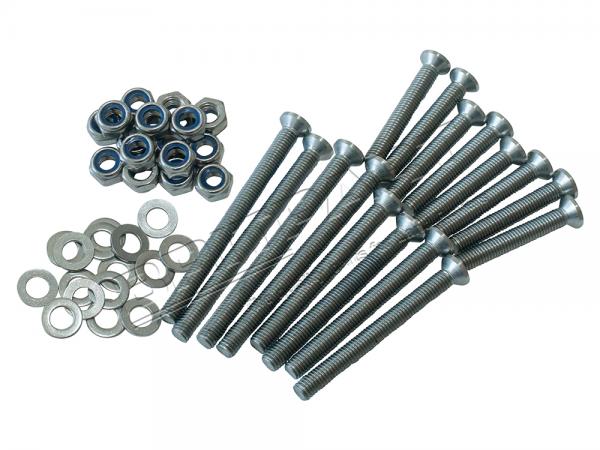 Door Hinge Bolt Kit - Stainless Steel [BRITPART DA1260] Primary Image