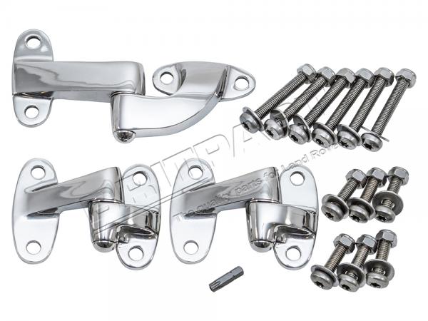 Door Hinge Kit - Stainless Steel [BRITPART DA1392] Primary Image