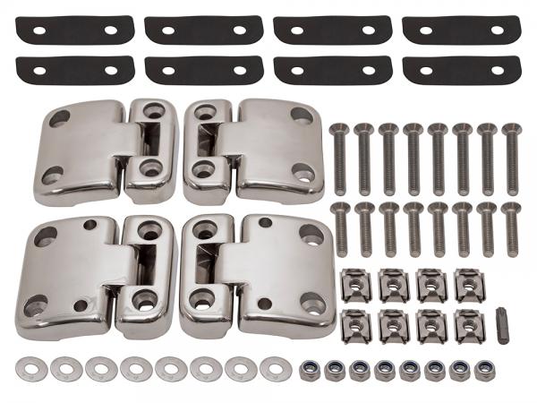 Door Hinge Kit - Stainless Steel [BRITPART DA1951]