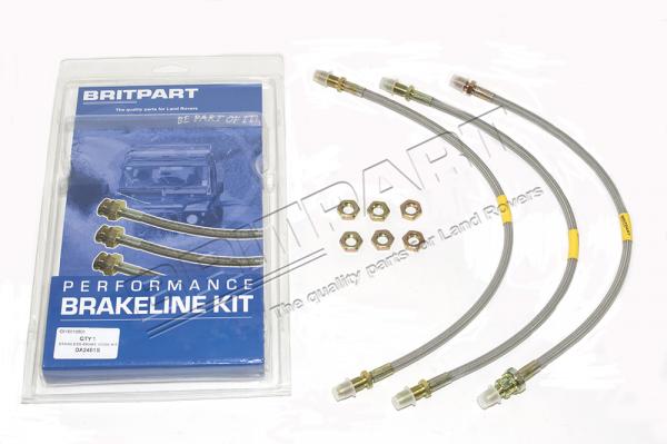 Brake Hose Kit - Stainless Steel [BRITPART DA2401S]