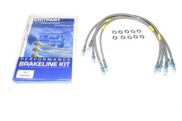 Brake Hose Kit - Stainless Steel [BRITPART DA2410150S] Primary Image