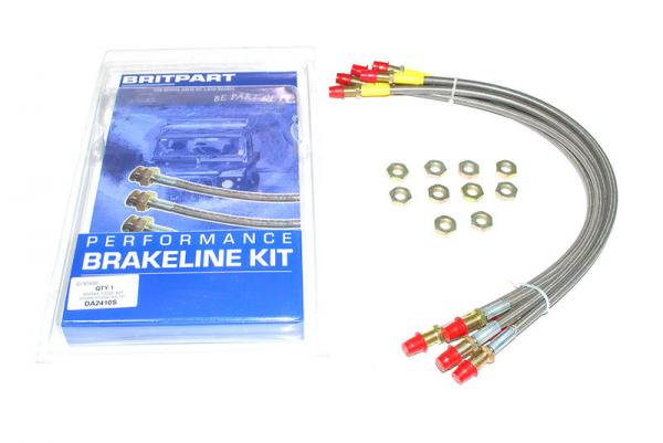 Brake Hose Kit - Stainless Steel [BRITPART DA2410S]