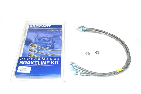 Brake Hose Kit - Stainless Steel [BRITPART DA2412150S]