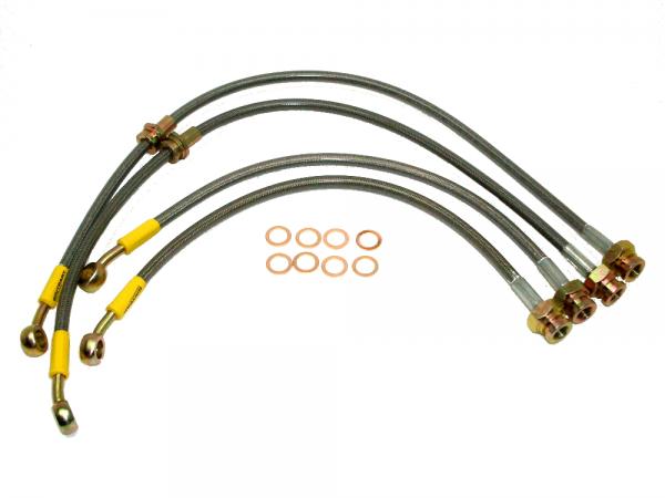 Brake Hose Kit - Stainless Steel [BRITPART DA2414S] Primary Image