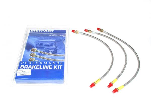 Brake Hose Kit - Stainless Steel [BRITPART DA2420S]