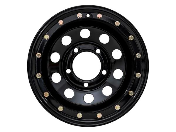 Imitation Beadlock Steel Modular Wheel 10X16 Black [BRITPART DA3238] Primary Image