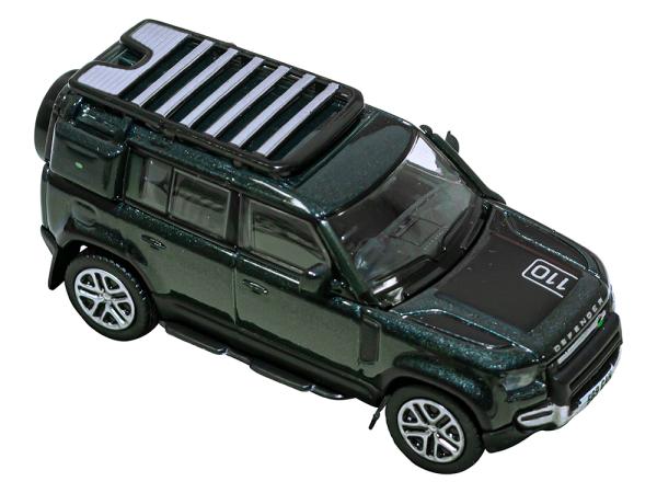 New Defender 110 Model 1:76 Scale - Santorini Blac [BRITPART DA3447]