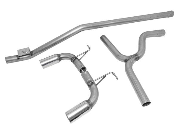 Stainless Steel Sports Exhaust Link Pipes and Tail [DOUBLE SS DA3581]