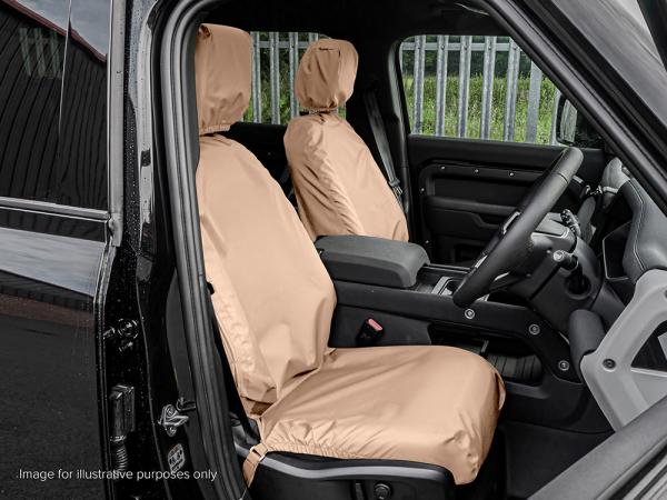 Front Seat Covers - 5 Door Sand [BRITPARTXS DA3661SAND]