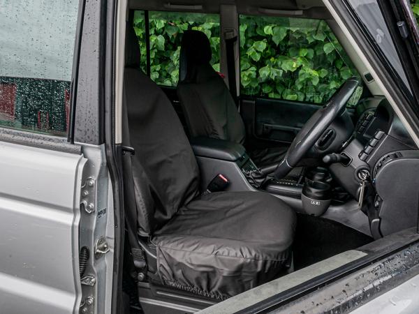 XS Front Waterproof Seat Covers - Black [BRITPART DA3662BLACK]