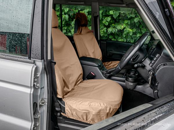 XS Front Waterproof Seat Covers - Sand [BRITPART DA3662SAND]