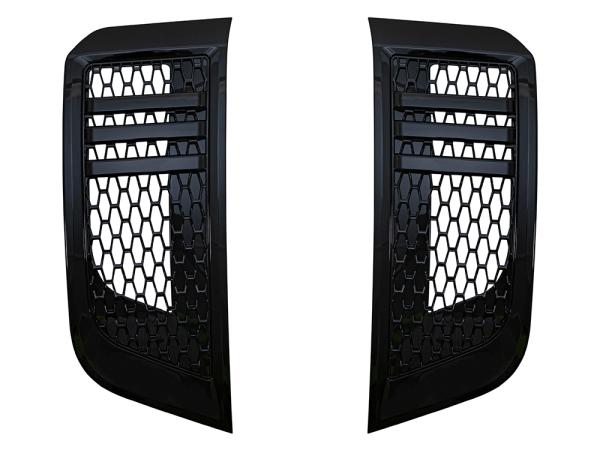 Air Intake Grille Pair - Gloss Black [BRITPARTXS DA3935]