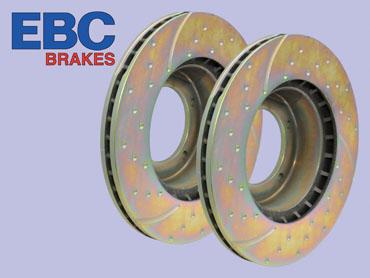 Brake Disc - Slotted & Dimpled [EBC DA4147] Primary Image