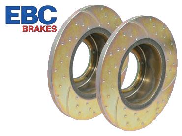 Brake Disc - Cross Drilled And Grooved [EBC DA4152] Primary Image