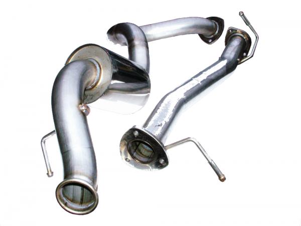 Stainless Sports Centre Link Pipe & Rear [DOUBLE SS DA4249]