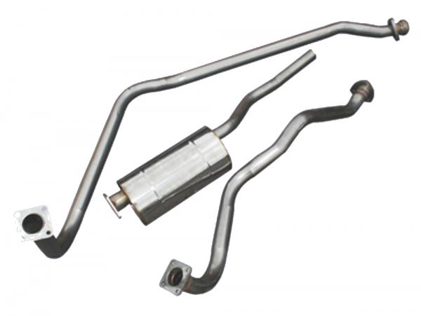 Stainless Exhaust System Series 1 88 Inch Only [DOUBLE SS DA4540]