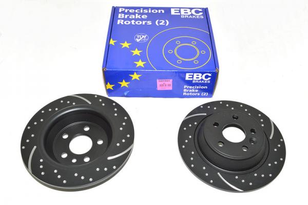 Brake Disc - Cross Drilled And Grooved [EBC DA4554] Primary Image