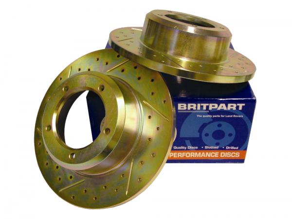 Brake Disc - Cross Drilled And Grooved [BRITPART DA4600]