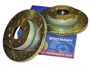 Brake Disc - Cross Drilled And Grooved [BRITPART DA4626] Primary Image