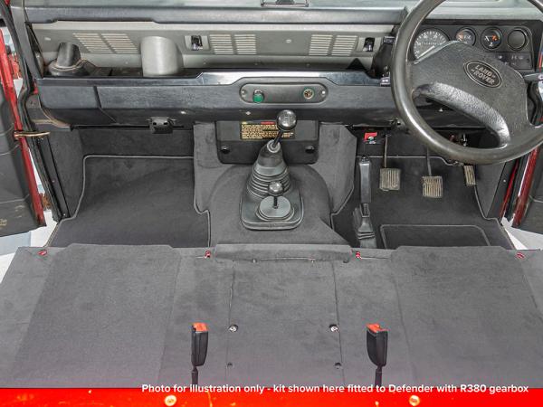 Defender Front Carpet Set - Grey LT77 [BRITPART DA4910GREY]