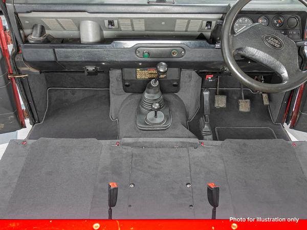 Defender Front Carpet Set - Grey R380 [BRITPART DA4911GREY]