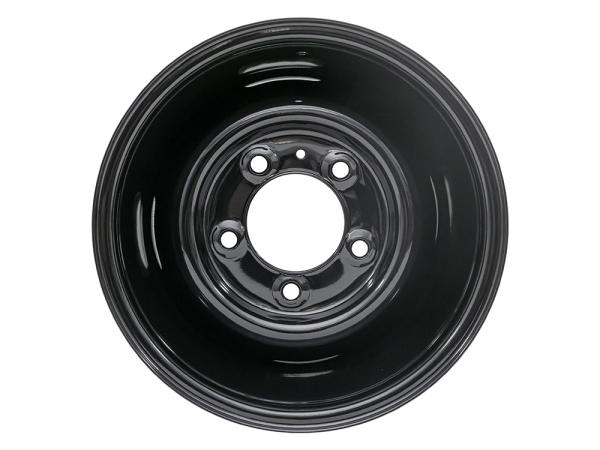 Smooth Steel Road Wheel Black 8x16 [BRITPART DA4951] Primary Image