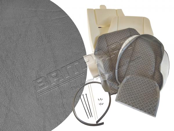 Front Seat Retrim Kit (1 seat) GREY VINYL [BRITPART DA5630E]