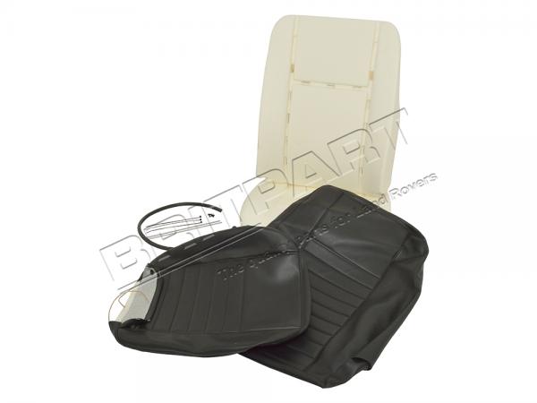 Front Seat Retrim Kit (1 seat) BLACK VINYL [BRITPART DA5673E]