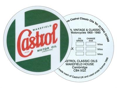 Castrol Service Sticker [CASTROL DA6275]