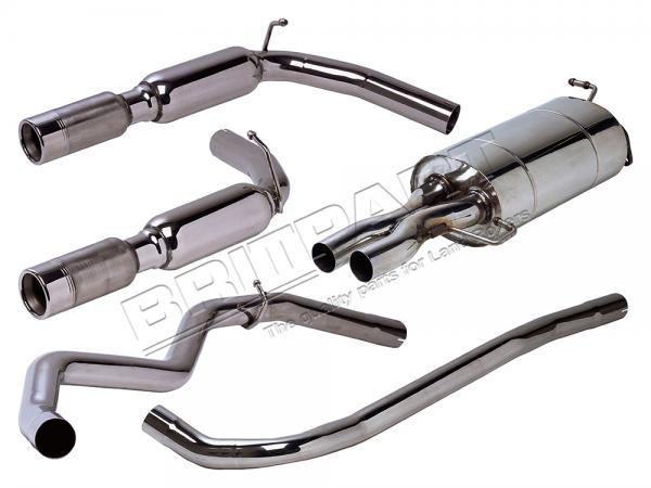 Front Silencer, Link Pipes and Rear Silencers [DOUBLE SS DA6815] Primary Image