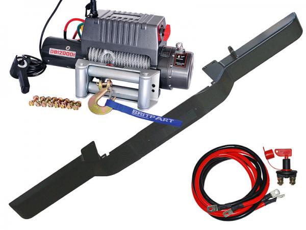 Britpart 12000i Winch and Bumper Kit [BRITPART DB1313]