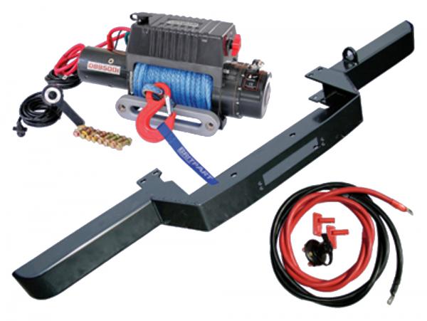 Britpart 9500i Winch and Bumper Kit [BRITPART DB1345R] Primary Image