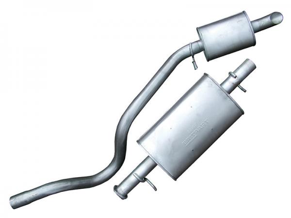 Silencer and Tail Pipe Assembly [BRITPART ESR2391] Primary Image