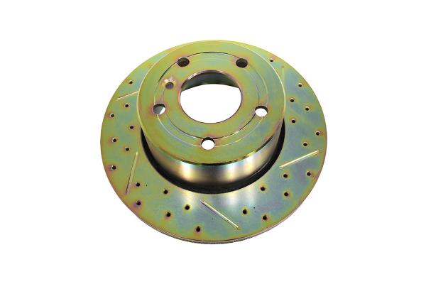 Brake Disc - Cross Drilled And Grooved [TF ALLMAKES SDB000380CDG] Primary Image