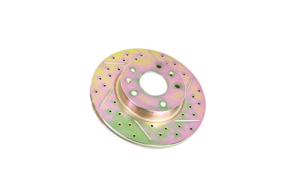 Brake Disc - Cross Drilled And Grooved [TF ALLMAKES SDB101070CDG] Primary Image