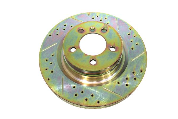 Brake Disc - Cross Drilled And Grooved [TF ALLMAKES SDB500182CDG]