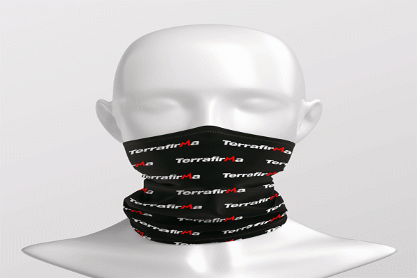 Terrafirma Branded Buff Scarf Face Covering [TERRAFIRMA TF787]