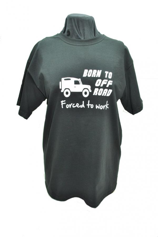 T Shirt - Born To Off Road [BROOKWELLS ZBS9020XLBLACK]