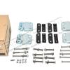 Door Hinge Kit [BRITPART DA1275SS]