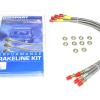 Brake Hose Kit - Stainless Steel [BRITPART DA2410S]