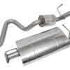 Saver Stainless Steel Exhaust - 90 Centre and Rear [DOUBLE SS DA3550]