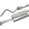 Saver Stainless Steel Exhaust -110 Centre and Rear [DOUBLE SS DA3552]