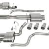 Stainless Steel Sports Exhaust Link Pipes and Tail [DOUBLE SS DA3575]