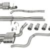 Stainless Steel Sports Exhaust Link Pipes and Tail [DOUBLE SS DA3577]