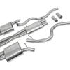 Stainless Steel Sports Exhaust Link Pipes and Tail [DOUBLE SS DA3580]