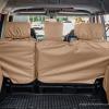 XS Rear 60/40 Waterproof Seat Covers - Sand [BRITPART DA3663SAND] Primary Image