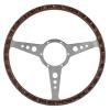 Steering Wheel 15Inch Rivited Wood Rim Flat Dish [MOUNTNEY DA3920] Primary Image