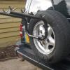 Bike Rack - Spare Wheel Mounted [BRITPART DA4118]